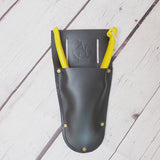 Black leather gardening Holster