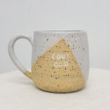 Handmade Round Pottery Mug - Cool Dad