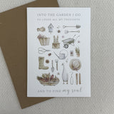 Slow Living, Garden Planting Card