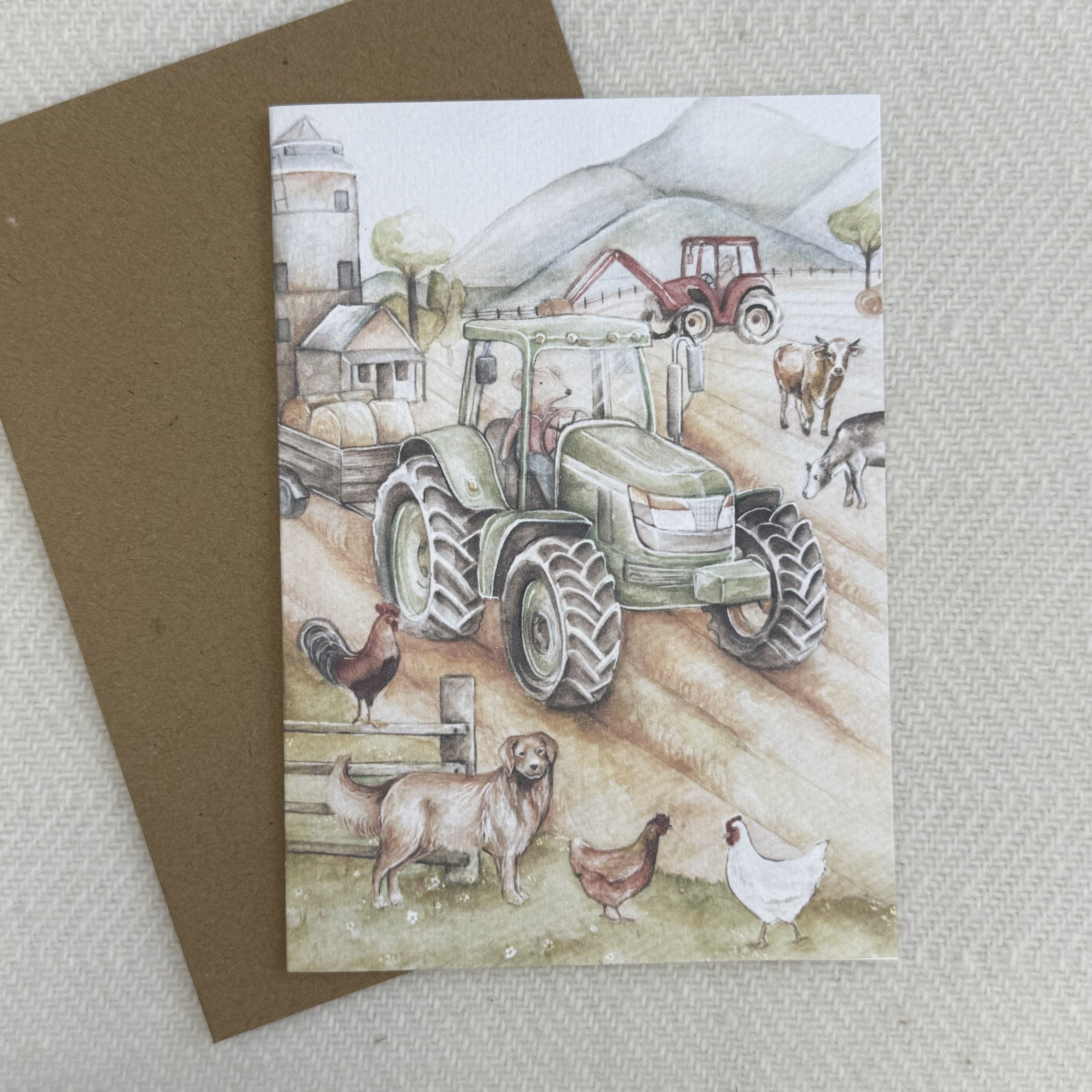 Tractor Millar Mouse Card – Gather + You
