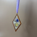 Diamond  Glass Petal Suncatcher