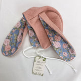 Bunny Woolen Hat - Pink + Floral