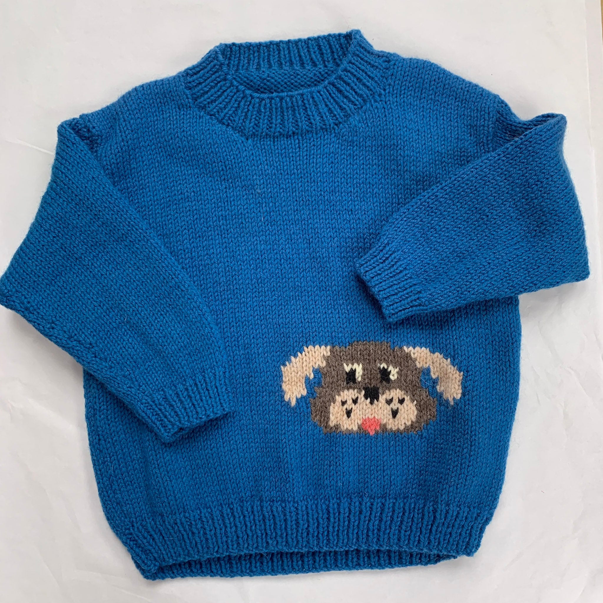 Handknitted Jumper -Dog