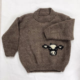 Handknitted Jumper - Cow