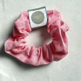Linen Scrunchie - Hot Pink