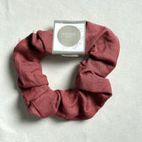 Linen Scrunchie - Raspberry