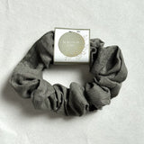 Linen Scrunchie - Dark Grey