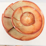 Handmade Pottery Frill Bowl Set