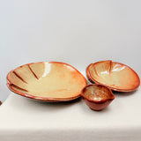 Handmade Pottery Frill Bowl Set