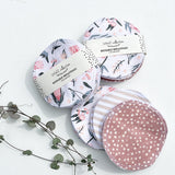 Blash Pink Floral + Dots Breast Pads Gingham (3 Pack)