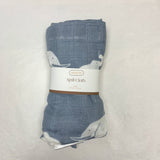 Muslin Spill Wrap- Grey Elephant