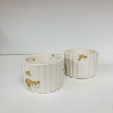 Small Fluted Dish  - Foiled