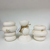 Bobble Vase Set (3) - Gold Foil