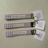 Keychain - Ally Plaid