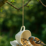 Tea Cup Bird Feeder