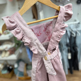 Corduroy Pinafore Dress - Blush Pink