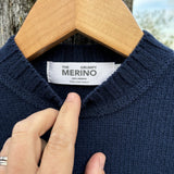 Pure Merino Vest - Navy