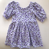 Matilda Dress - Purple Ditsy