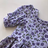 Matilda Dress - Purple Ditsy