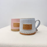 Handmade Pottery Mug – Gold Lustre NO1 Midwife