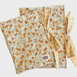 Yellow Floral Book Sleeve