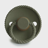 Frigg Rope Pacifier Silicone or Rubber - Olive