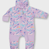 All-Weather fleece Onesie - Unicorn Dream