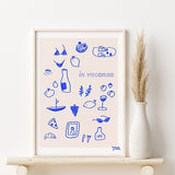 'in vacanza' Art Print