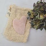Gua sha rose quartz