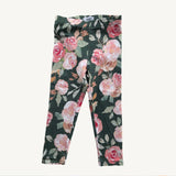 Sophie Leggings - Green Roses