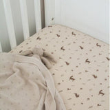 Fitted Cot Sheet Woodlands