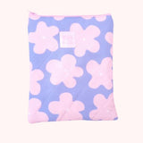 Quilted eReader/Book Sleeve - Pink/Blue Flowers