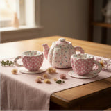 Handmade Fabric Teapot & Cups Set