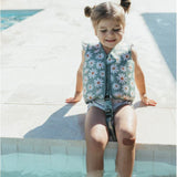 Swim Vests - Sage Daisies