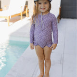 The "Willow" Ruffle Rashguard Suit