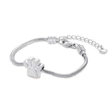 Paw Print Memorial Bracelet