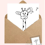 Ginny Giraffe Card