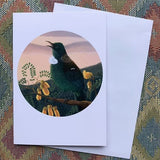 Kowhai Bird - Greeting Card