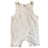 Organic Gingham Sleeveless Overall