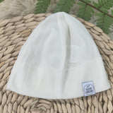 Baby Beanie 0-6M - Ivory