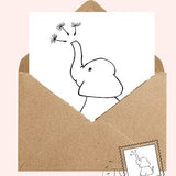 Eddie Elephant Card