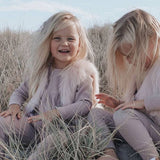 Little Pink Blush Fur Vest