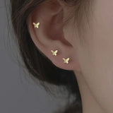 Mini Butterfly Stud - Gold / Silver Earrings