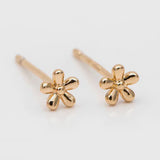 Flower Stud - Gold / Silver Daisy Earrings