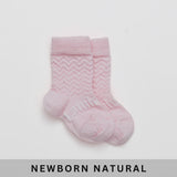 Merino Wool Crew Socks | BABY | Petal