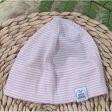 Baby Beanie 0-6M - Pink Stripe