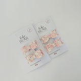 Prim - Small Pigtail Bow Pairs On 3.5cm Clips