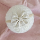 Pearl - Single Middle Sister Bow Headband