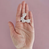 Sarita - Tiny Bow Clip Pairs On 2.5cm Clips