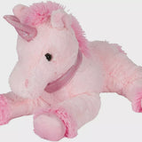 Laying Unicorn Stuffed Animal (Pink)